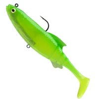 Shad DAIWA Prorex Lazy Roach, Ghost Lime Chart, 12cm, 29g, 1buc/pac