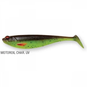 Shad Dam Effzett Shadster 7cm 3.4gr Motoroil Chartreuse Uv