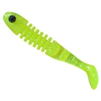 Shad Delalande Skeleton, Chartreuse, 8cm, 5buc/pac