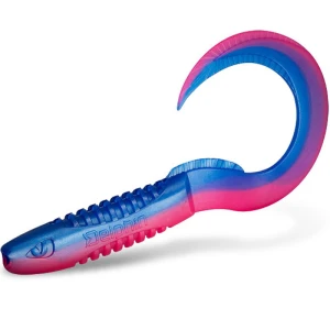 Shad Delphin Twistax Eeltail Uvs, Lolipop, 6cm, 30buc/pac