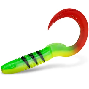 Shad Delphin Twistax Eeltail Uvs, Perchy, 6cm, 30buc/pac