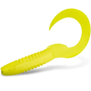 Shad Delphin Twistax Eeltail Uvs, Yella, 6cm, 30buc/pac