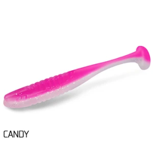 Shad Delphin Zandera Uvs, Candy, 10cm, 5buc/pac