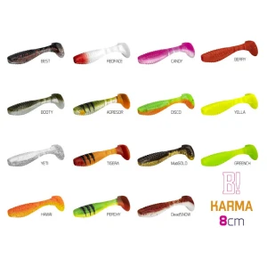 Shad Duopack Box Delphin Karma Uvs Mix, 8cm, 30buc/pac