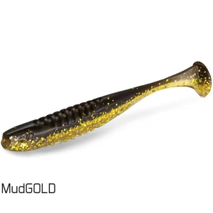 Shad Duopack Box Delphin Zandera Uvs, Mudgold, 10cm, 30buc/pac