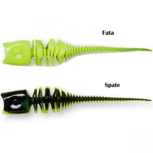 Shad Effzett Garlic Trout 6cm Uv Yellow 10buc/pac