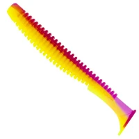 Shad FAST STRIKE Down Shad 9cm, Orange Neon Yellow, 10buc/pac