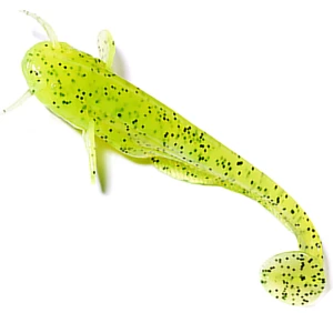 Shad Fishup Catfish, 5cm, Chartreuse Black, 10buc/pac