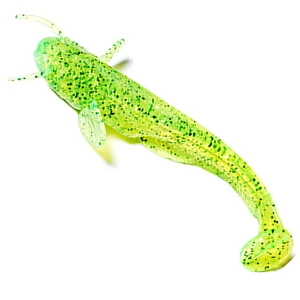 Shad Fishup Catfish, 5cm, Flo Chartreuse Green, 10buc/pac