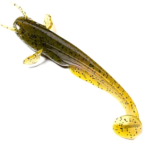 Shad Fishup Catfish, 5cm, Green Pumpkin Seed, 10buc/pac