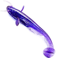 Shad FISHUP Catfish, 7.5cm, 060 Dark Violet Peacock & Silver, 8buc/pac