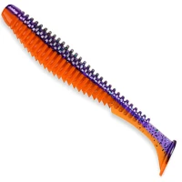 Shad Fishup U-shad, 10.1cm, Dark Violet Orange, 8buc/pac