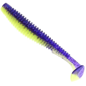 Shad Fishup U-shad, 221 Violet Lime, 10.1cm, 8buc/pac