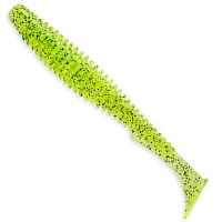 Shad Fishup U-shad, 7cm, Chartreuse Black, 9buc/pac