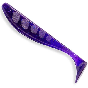 Shad FISHUP Wizzle Shad, 8cm, Dark Violet Peacock & Silver, 8buc/pac