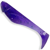 Shad FISHUP Wizzy , 3.8cm, Dark Violet Peacock & Silver, 10buc/pac