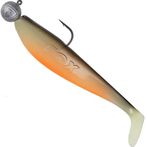 Shad Fox Rage Loaded Zander Pro Shads, 10cm, Hot Olive, Jig 4/0-10g, 5buc/pac