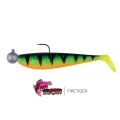 Shad FOX RAGE Loaded Zander Pro Shads, 12cm, Firetiger, Jig 4/0-50g, 5buc/pac