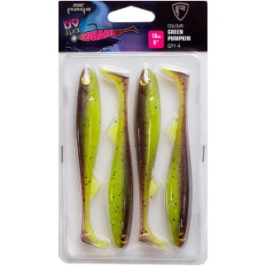 Shad Fox Rage Slick Shad Ultra Uv Green Pumpkin 7cm 5buc/blister