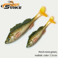 Shad Fast Strike Perch, PMG Perch Moss Green, 9cm, 8.5g, 1buc/pac Shad Fast Strike Perch, PMG Perch Moss Green, 9cm, 8.5g, 1buc/pac