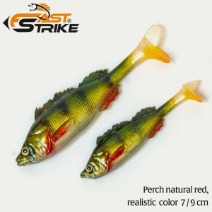 Shad Fast Strike Perch, Pnr Perch Natural Red, 9cm, 8.5g, 1buc/pac
