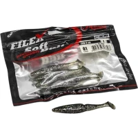 Shad Filfishing Filex Zico, Culoare 01, 8cm, 5buc/pac