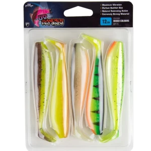 Shad Fox Rage Pro Zander Ultra Uv - Mixed Colours, 12cm, 5buc/plic