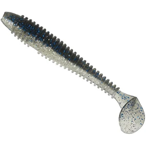 Shad Golden Catch Zeox Trigger Fat Tail, Blue Crystal, 4.5cm, 10buc/pac