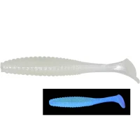 Shad Hide Up Stagger Original 1.5" Salt, S-07 Luminos White UV, 4cm, 8buc/pac Shad Hide Up Stagger Original 1.5" Salt, S-07 Luminos White UV, 4cm, 8buc/pac