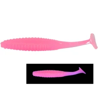 Shad Hide Up Stagger Original 1.5" Salt, S-08 Luminos Pink UV, 4cm, 8buc/pac Shad Hide Up Stagger Original 1.5" Salt, S-08 Luminos Pink UV, 4cm, 8buc/pac