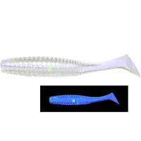 Shad Hide Up Stagger Original 1.5" Salt, S-11 Transparent Glow UV, 4cm, 8buc/pac Shad Hide Up Stagger Original 1.5" Salt, S-11 Transparent Glow UV, 4cm, 8buc/pac