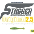 Shad Hide Up Stagger Original 2.5" Salt, S-03 Motoroil Gold Flake, 6.6cm, 2.2g, 7buc/pac