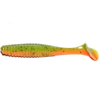 Shad Hide Up Stagger Original 2.5" Salt, S-04 Chart Orange Black Flake, 6.6cm, 2.2g, 7buc/pac