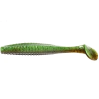 Shad Hide Up Stagger Original 3", 140 Green Pumpkin Dark Chart, 7.6cm, 4.5g, 10buc/pac