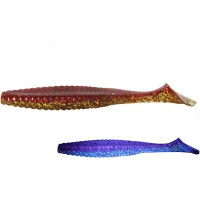 Shad Hide Up Stagger Original 3" Salt, SN-14 UV Akakin, 7.6cm, 4.5 g, 10buc/pac Shad Hide Up Stagger Original 3" Salt, SN-14 UV Akakin, 7.6cm, 4.5 g, 10buc/pac