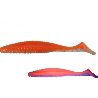Shad Hide Up Stagger Original 3" Salt, SN-17 UV Holo Orange, 7.6cm, 4.5 g, 10buc/pac Shad Hide Up Stagger Original 3" Salt, SN-17 UV Holo Orange, 7.6cm, 4.5 g, 10buc/pac