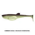 Shad LIBRA LURES Embrion Shad, 12.5cm, 15g, Olive Whitefish, 4buc/pac