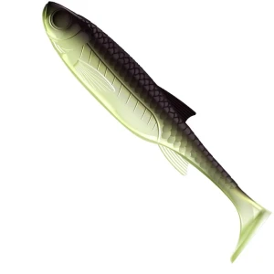 Shad LIBRA LURES Kraken Shad, 10cm, 7.5g, Olive Whitefish, 6buc/pac Shad LIBRA LURES Kraken Shad, 10cm, 7.5g, Olive Whitefish, 6buc/pac