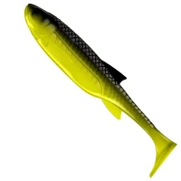 Shad Libra Lures Kraken Shad, 12.5cm, 15g, Hot Yellow, 4buc/pac