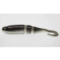 Shad Lake Fork Sickle Tail Baby Shad 5.6cm inch.Black Pearl 15buc/plic
