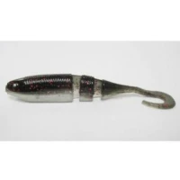 Shad Lake Fork Sickle Tail Baby Shad 5.6cm inch.Black Pearl 15buc/plic Shad Lake Fork Sickle Tail Baby Shad 5.6cm inch.Black Pearl 15buc/plic