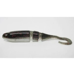 Shad Lake Fork Sickle Tail Baby Shad 5.6cm Inch.black Pearl 15buc/plic