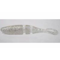 Shad Lake Fork Sickle Tail Baby Shad 5.6cm inch.Crystal Ice 15buc/plic