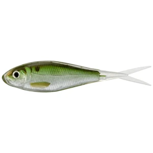 Shad Live Target Skip Shad Soft Jerkbait, Silver / Green, 9cm, 4buc/pac