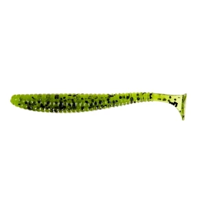 Shad lucky john pro series s-shad tail 2.8inch 7.1cm pa01 watermelon 7 buc/plic