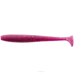 Shad Lucky John Pro Series S-shad Tail 3.8inch 9.6cm S26 Violet Star 5 Buc/plic