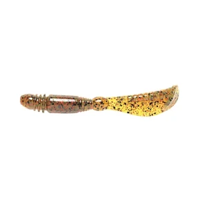 Shad Lucky John Pro Series T.i.g. Tail 2.8inch 7.1cm Pa03 Green Pumpkin 7 Buc/plic