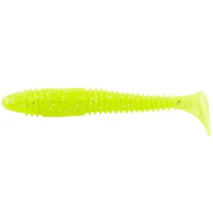 Shad Lucky John Tioga Fat, 11.4cm, 071 Lime Chartreuse, 4buc/pac