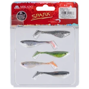 Shad Mikado Spark, Mix, 2.28g, 5.5cm, 5buc/pac