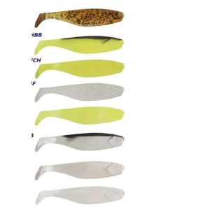 Shad Manns Soft 8cm Fire Chart Black Back 5 Buc